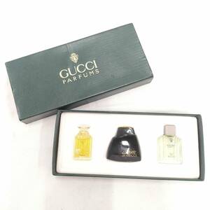 ★残量良好・ミニボトル★GUCCI グッチ NO3 L'ARTE NOBLE オードトワレ ミニ香水 ３点セット フレグランス 箱付き　TSTS1113-6