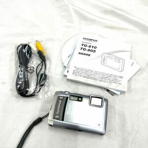 ★中古品★ OLYMPUS オリンパス コンパクトデジタルカメラ TOUGH TG-810 シルバー系 箱 付属品付き 動作未確認　SAYY1112-19