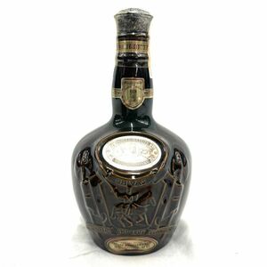 ★未開栓★ ROYAL SALUTE 21年 ロイヤルサルート 21年 スコッチ ウイスキー 700ml 40% 茶 陶器ボトル 収納袋 箱付き　SAHS1112-4