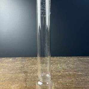 蔵出し ランプ ホヤ ガラス 高さ 約24センチ オイルランプ ホヤ瓶 時代物 硝子 骨董 照明 工芸ガラス アンティーク ガラス No.8の画像1