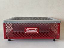 コールマン テーブルトップ BBQ Coleman クールステージテーブルトップグリル 卓上 バーベキューコンロ レッド キャンプ用品中古品_画像1