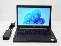 ☆第7世代☆DELL☆LATITUDE7290☆Core i3 2.70GHz/4GB/SSD128GB/無線/Bluetooth/カメラ/Office/Windows 11 Pro☆1円スタート☆_画像1