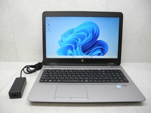 ☆第7世代☆HP☆ProBook 650G3☆Core i3 2.40GHz/8GB/SSD512GB/Sマルチ/無線/Bluetooth/カメラ/Office/Windows 11 Pro☆1円スタート☆