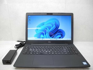 ☆第7世代☆DELL☆LATITUDE 3590☆Core i5 7200U 2.50GHz/8GB/SSD128GB/無線/Bluetooth/カメラ/タッチパネル/Office/Windows 11 Pro/1円☆