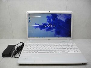 ☆VAIO☆VPCEB17FJ☆Core i3-330M 2.13GHz/4GB/500GB/Sマルチ/無線/Bluetooth/カメラ/Office/Windows 10 Home☆1円スタート☆