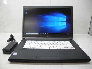 ☆第7世代☆富士通☆LIFEBOOK☆A577/S☆Core i3 2.70GHz/4GB/SSD128GB/無線/Bluetooth/Office/Windows 10 Pro DtoD領域☆1円スタート☆