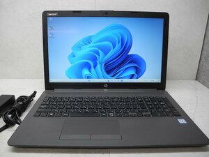 ☆第7世代.高解像度1920×1080☆HP 250 G7☆Core i3 2.30GHz/8GB/SSD256GB/Sマルチ/無線/Bluetooth/カメラ/Office/Win11☆