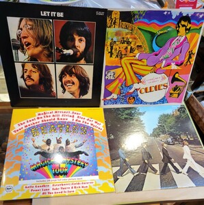 LP　国内盤　ビートルズ　The Beatles　まとめて　4枚　