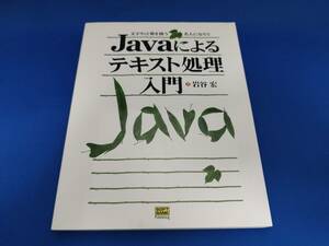 【美品】 ソフトバンククリエイティブ Javaによるテキスト処理入門