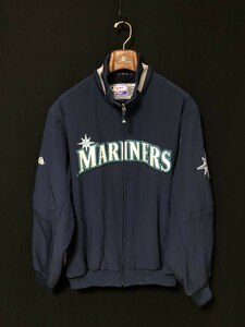 ◆Majestic社製 MLB　MARINERS シアトルマリナーズ 【THERMO BASE】ソフトシェル スタジアムジャンパー XL