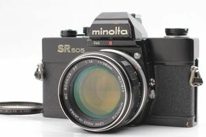 ミノルタ MINOLTA SRT 505 ブラック & MC ROKKOR-PF 58mm F/1.4 標準レンズ セット s3575
