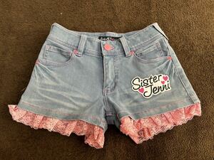  Jenni Denim short pants 150 centimeter bottoms Kids Junior girl woman JENNI short bread 