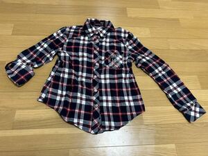  Rav toki Schic long sleeve shirt size M 150 centimeter tops Kids Junior girl check pattern 