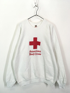 古着 80s USA製 American Red Cross 赤十字 スウェット トレーナー XL