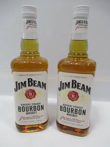 未開栓/JIM BEAM/ジムビーム/ウイスキー/700ml /40℃/2本セット/1500円売切