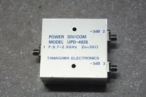 [SK][G810960] TAMAGAWA ELECTRONICS 多摩川電子 UPD-4026 POWER DIV/COM Ｆ：0.7～2.3GHｚ Zo=50Ωパワーデバイダ