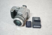 [QS][G562580] Panasonic パナソニック DMC-FZ50 LUMIX ルミックス デジタルカメラ バッテリー/チャージャー 付属_画像1