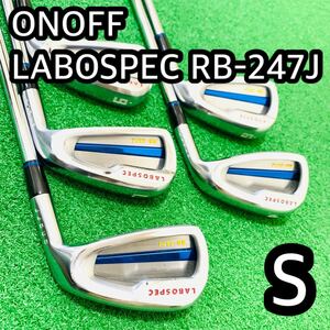 5939 ONOFF LABOSPEC RB-247J オノフ　メンズ　右利き　フレックス S LABOSPEC REPULSION KICK ST-90 アイアン 5本セット　送料無料　