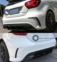 メルセデス・ベンツ W176 AMG A45 リアディフューザー レッド マフラーシルバーAMG AMGライン A180 A250_画像9