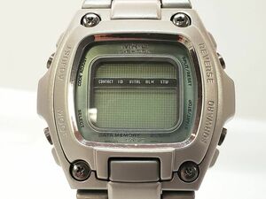 1000円スタート 腕時計 CASIO カシオ G-SHOCK MR-G 1673 MRG-210T クオーツ QZ チタン デジタル メンズ 10 I214