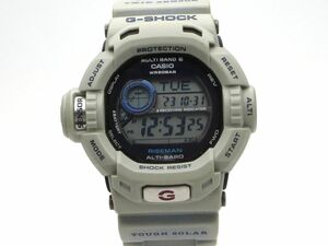 1000円スタート 腕時計 CASIO カシオ G-SHOCK RISEMAN ライズマン 3145 GW-9200CDJ 電波ソーラー デジタル メンズ THO F60018