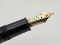 1000円スタート 万年筆 MONTBLANC モンブラン マイスターシュテュック No.146 ブラック ペン先4810 14C 585 筆記用具 文房具 10 G217_画像2