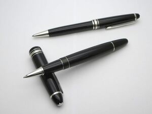 1000円スタート ボールペン 2点まとめ MONTBLANC モンブラン マイスターシュテュック Pix ツイスト式/キャップ式 ブラック 9 G60001