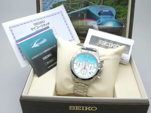 1000円スタート 腕時計 SEIKO セイコー E5系 はやぶさ10周年記念 8T63-00R0 5000本限定 0257/5000 クオーツ QZ メンズ 付属品付 8 I60030