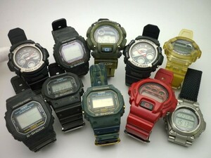 1000円スタート 腕時計10点まとめ CASIO カシオ G-SHOCK DW-5600/DW6900MF/DW-5600E/DW-9200K イルクジ/AW-590/MRG-100 他 [8/9] G713