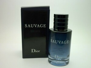 1000円スタート 香水 Christian Dior クリスチャンディオール SAUVAGE ソヴァージュ EDT オードゥトワレ 元量60ml 箱付 CMD H709★