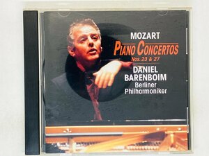 即決CD MOZART PIANO CONCERTOS Nos.23 & 27 BARENBOIM バレンボイム 指揮 ピアノ The CD Club Z14