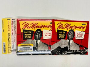 即決CD 未開封 WES MONTGOMERY - BACK ON INDIANA AVENUE_THE CARROLL DeCAMP RECORDINGS 帯付き Z27