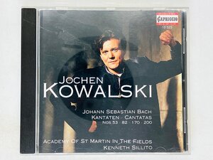 即決CD 独盤 JOHANN SEBASTIAN BACH Kantaten / JOCHEN KOWALSKI / KENNETH SILLITO Germany Y06