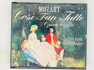 即決3CD Mozart Cosi Fan Tutte モーツアルト オペラ コシファントッテ / Sigiswald Kuijken N02