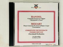 即決CD-R Pierre Boulez / Christoph Eschenbach & Cleveland Orch / HANDEL Alexsander's Feast WME-S-CDR-1246 L02_画像1