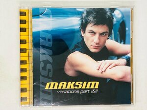 即決CD MAKSIM variations part 1&2 マキシム ヴァリエーションズ 戦場のメリークリスマス 死の舞踏 ゴルトベルク変奏曲 J01