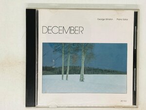 即決CD DECEMBER / GEORGE WINSTON / ジョージ・ウィンストン / ディセンバー / 38XB-7 Z01