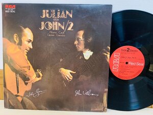 即決LP ジュリアン & ジョン Vol.2 クラシック・ギター世紀の二重奏 Julian John レコード 国内盤 SX-2047 L25