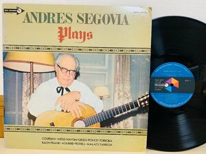 即決LP ANDRES SEGOVIA Plays / アンドレス・セゴビア プレイズ / レコード 国内盤 MCA-2019 L22