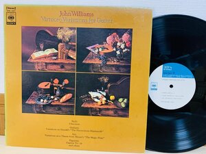 即決LP John Williams / ジョンウィリアムス / Virtuoso Variations For Guitar / レコード 国内盤 SONC-10077 L24