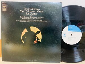 即決LP John Williams More Virtuoso Music for Guitar / ジョン・ウィリアムズ / レコード 国内盤 SONC-10481 L22