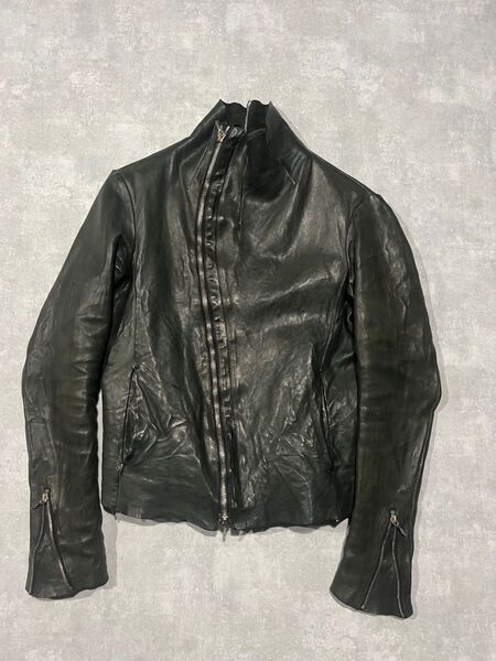 incarnation carved zip blouson レザージャケット イタリア製 ライナー付き