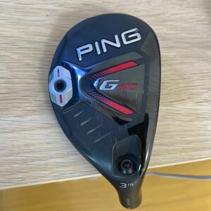 PING G410 ユーティリティ ハイブリッド #3 19℃ TENSEI S ヘッドカバー・ロフト調整機器付き