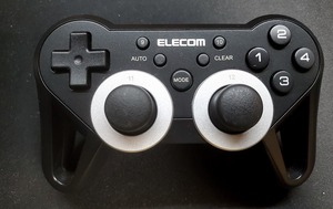 エレコム 12ボタン 高耐久ワイヤレスゲームパッド JC-U3412SBK 