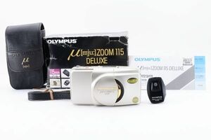 美品 Olympus オリンパス μ mju Zoom 115 Deluxe 35mm Film Camera 2015982