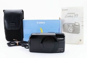 【動作確認済】 Canon キャノン Autoboy Luna 35 panorama Black Film camera 2015984