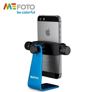 iPhoneやスマホをカメラ用三脚に取り付けられるアダプタ スマホアダプター MeFOTO SideKick360 Plus mph200 カラー ブルー
