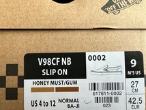 バンズ VANS スリッポン us9 ウィート honey gum_画像7