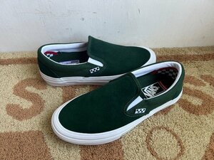 バンズ スケート スリッポン 26.5cm 緑 VANS SKATE グリーン Pro プロ