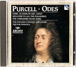 CD/ パーセル：オード集 / ピノック(指揮,Cemb)&イングリッシュ・コンサート、合唱団